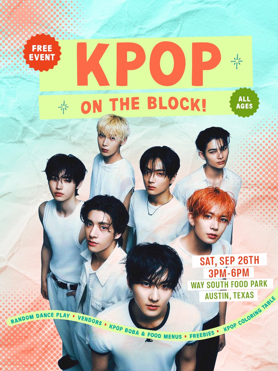 KPOP ON THE BLOCK – Austin, September 26, 2026 | K-Pop Tracker