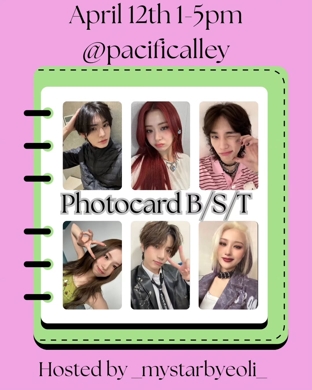 Kpop Photocard B/S/T