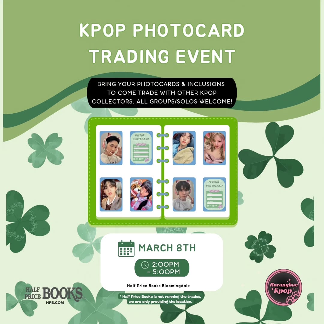 KPOP PHOTOCARD TRADING EVENT