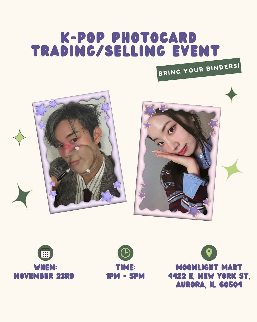 KPOP PHOTOCARD TRADING/SELLING EVENT