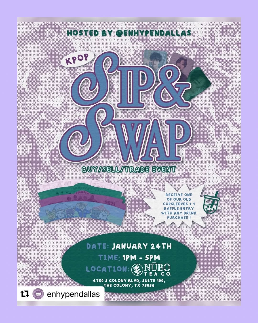 K-Pop Sip & Swap