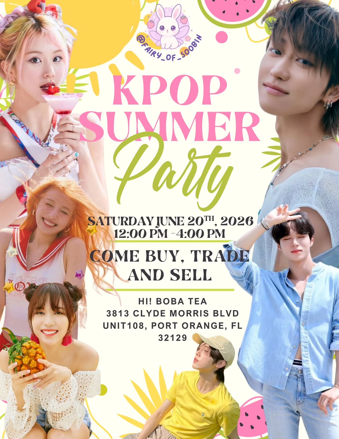 KPOP SUMMER PARTY – Port Orange, June 20, 2026 | K-Pop Tracker