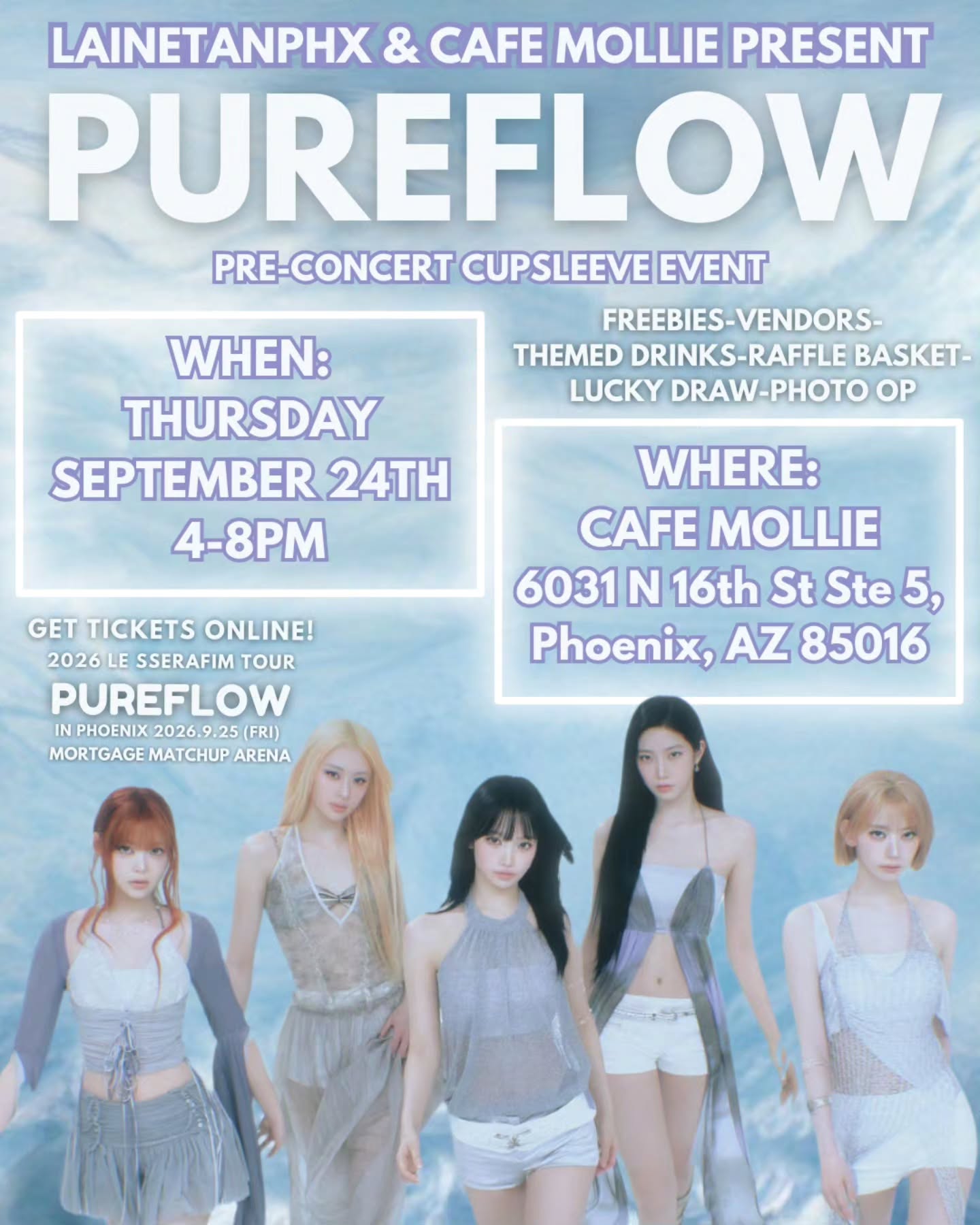 LE SSERAFIM Pre-concert Cupsleeve Event – Phoenix, September 24