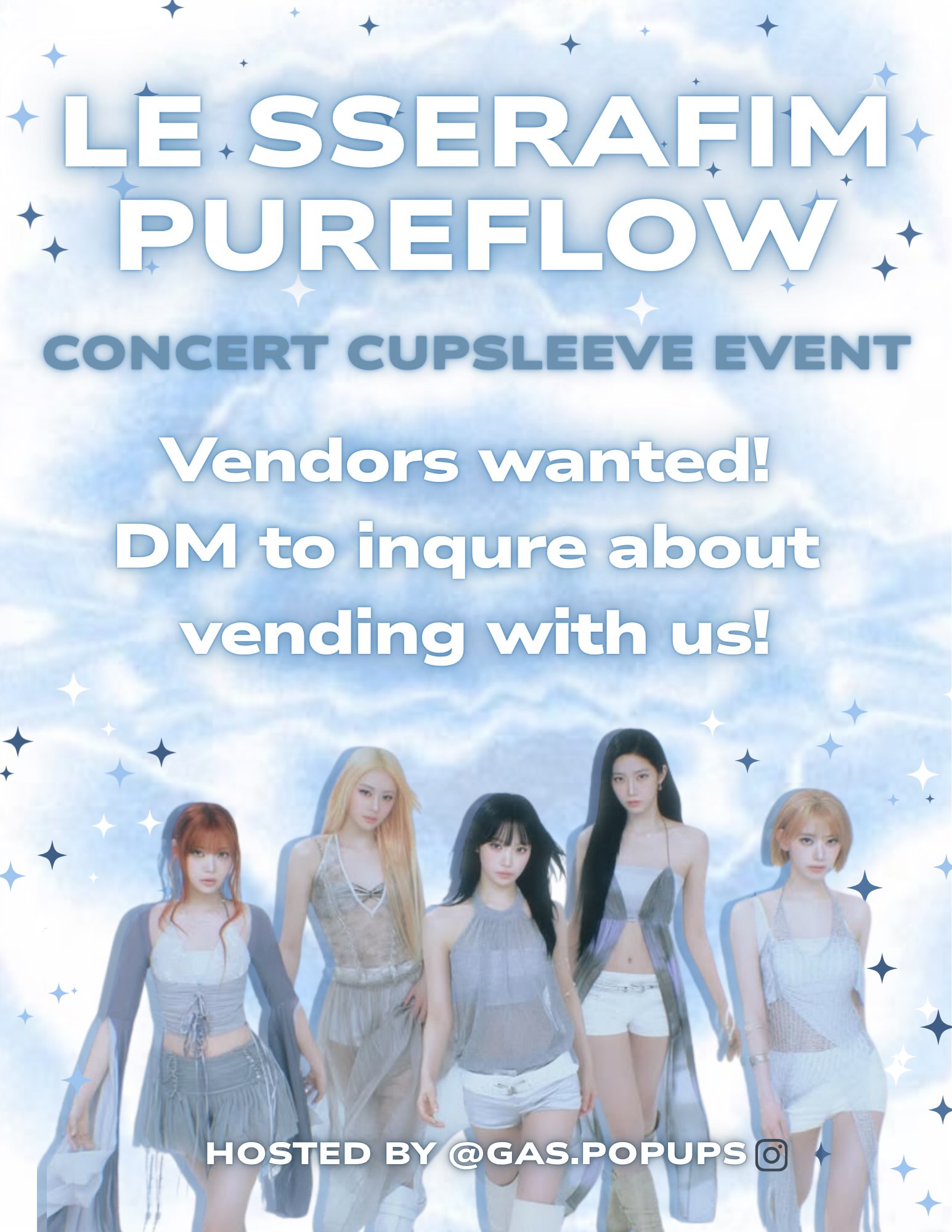 LE SSERAFIM PUREFLOW CONCERT CUPSLEEVE EVENT – Pantego, September