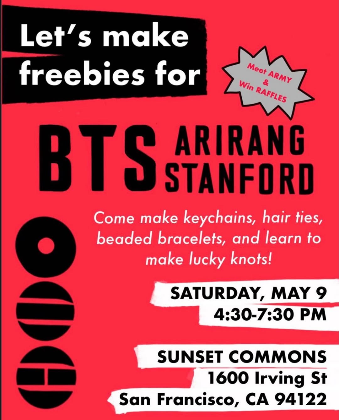 Let's make freebies for BTS ARIRANG STANFORD