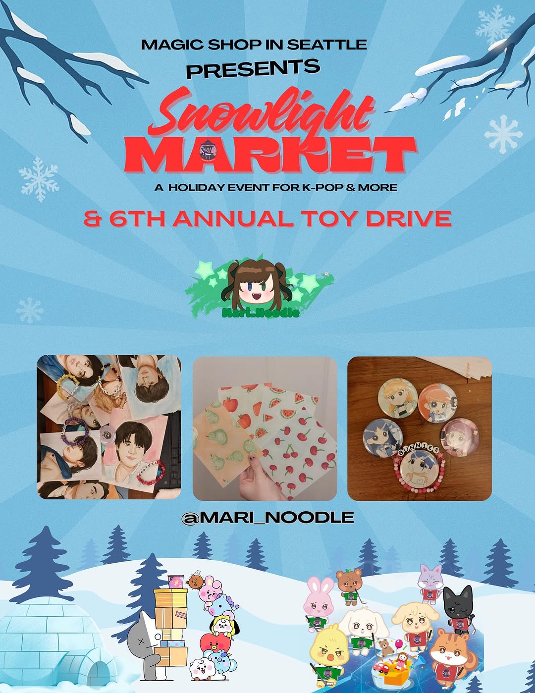 Magic Shop in Seattle 6th Annual Snowlight Market - Image 8