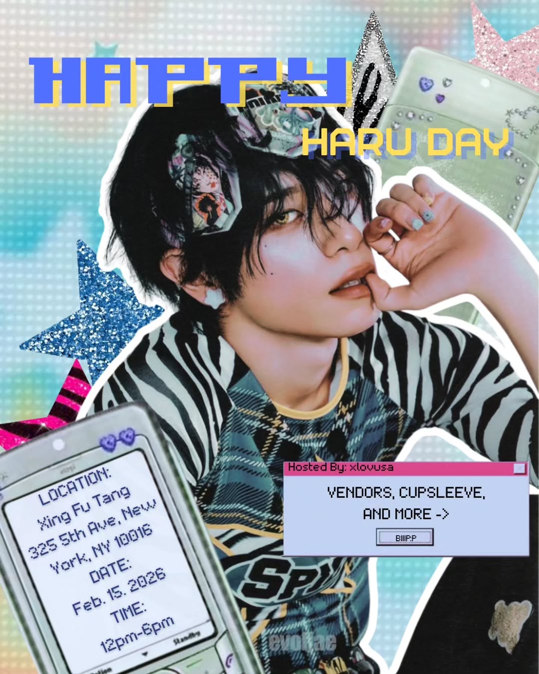 Maknae Haru's Birthday Cupsleeve Event