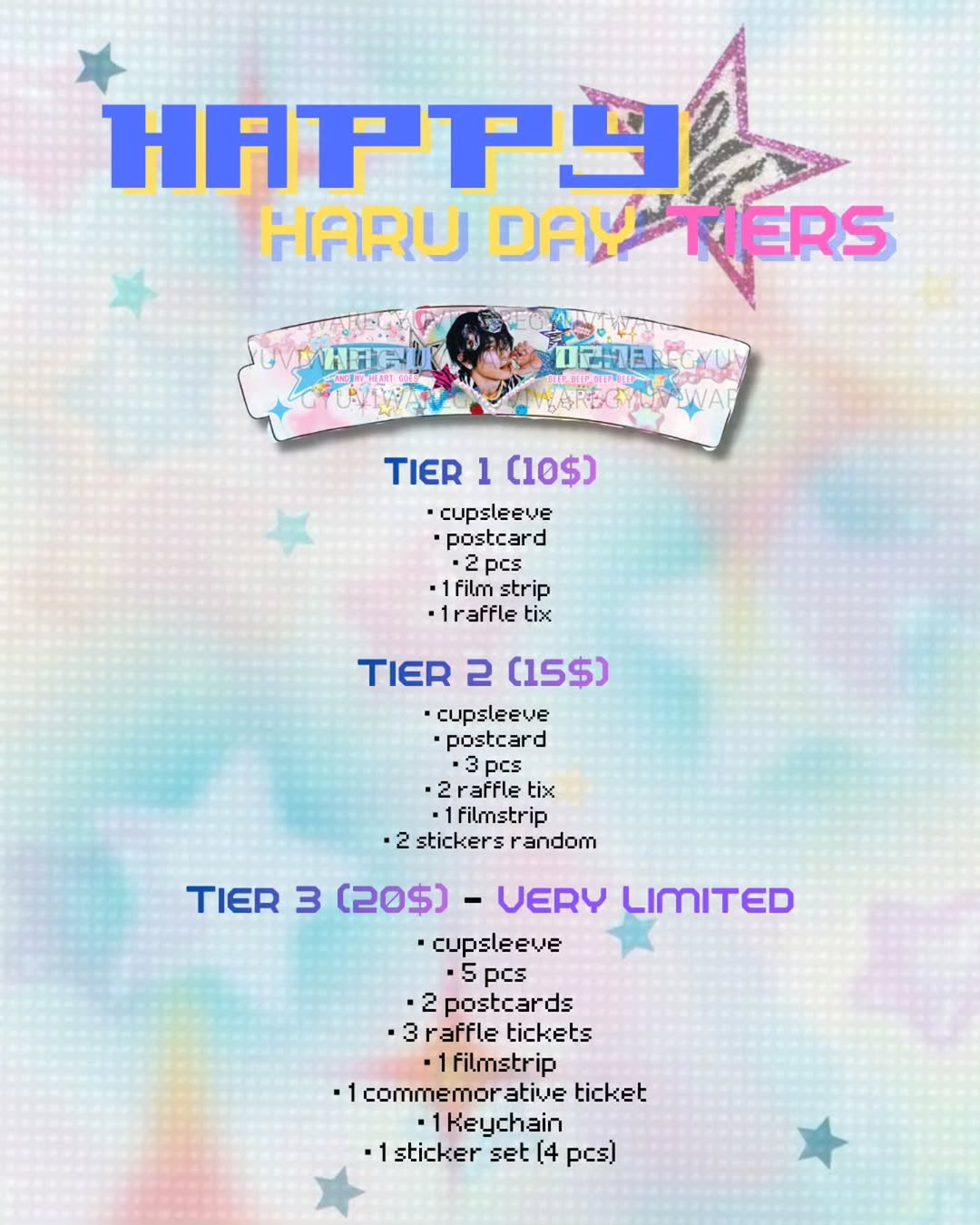 Maknae Haru's Birthday Cupsleeve Event - Image 2