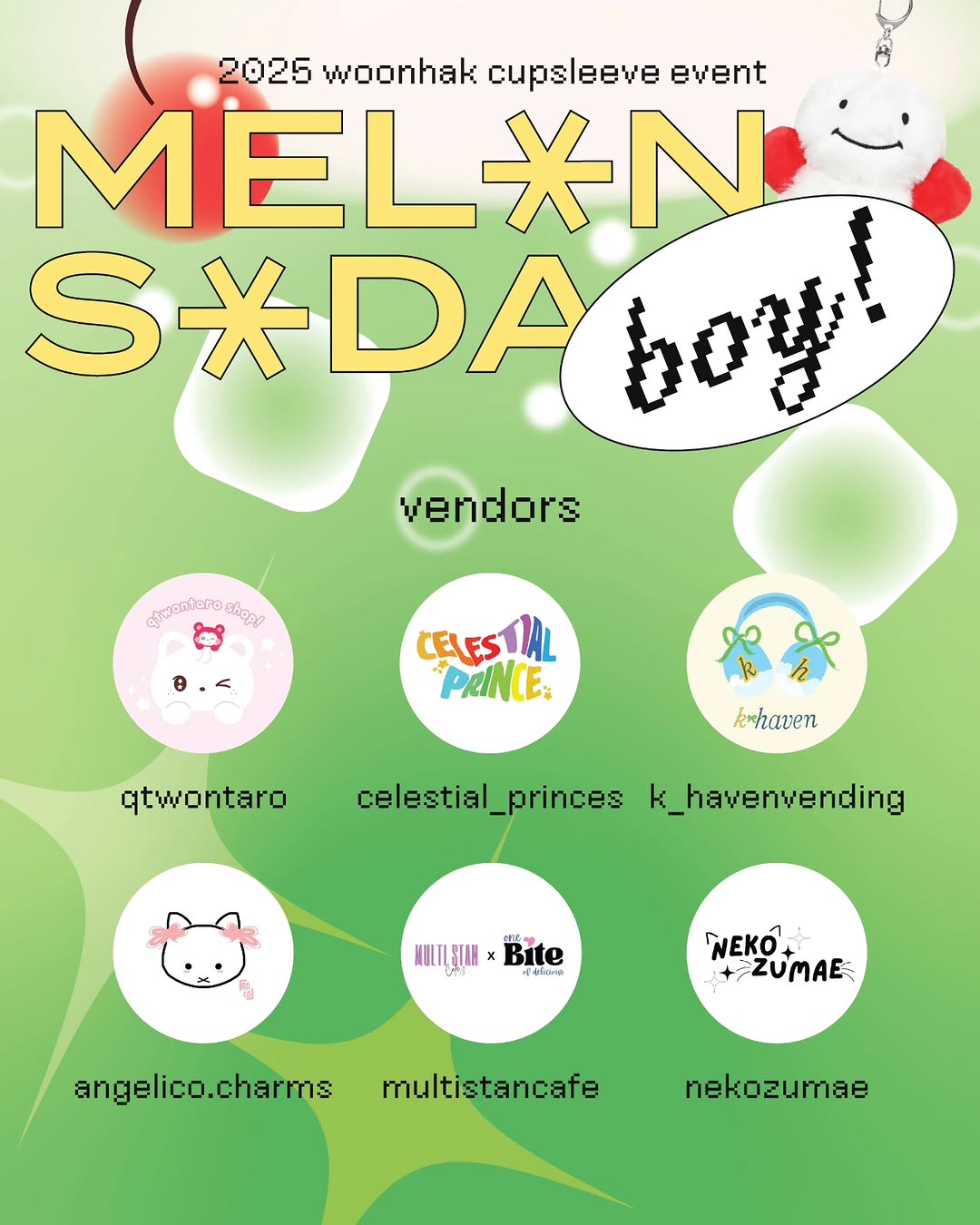 MEL*N S*DA boy! 2025 woonhak cupsleeve event - Image 2