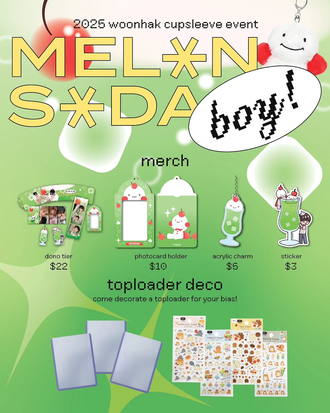 MEL*N S*DA boy! 2025 woonhak cupsleeve event - Image 3