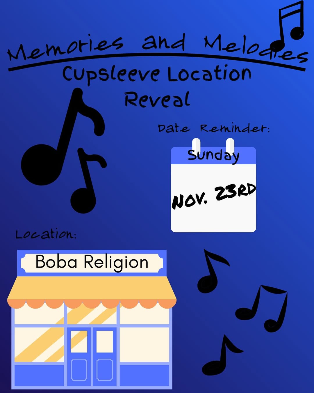 Memories and Melodies: MISUNDERSTOOD CUPSLEEVE - Image 1