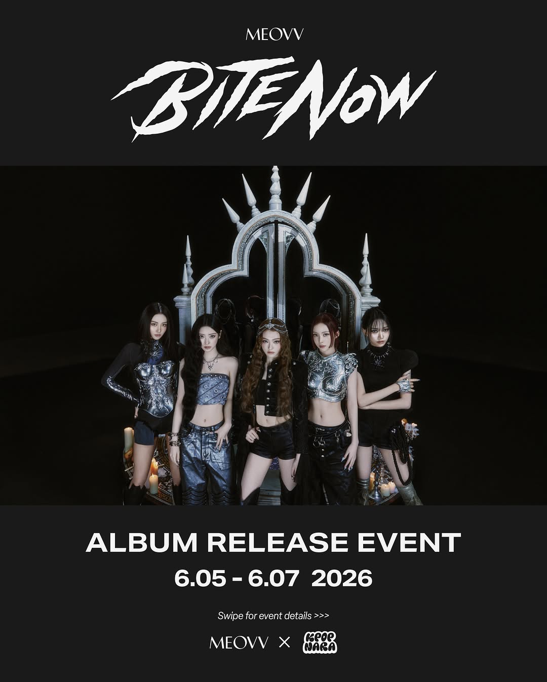 MEOVV サノク showcase 人気歌謡 事前収録 限定 6枚コンプセット MEOVV