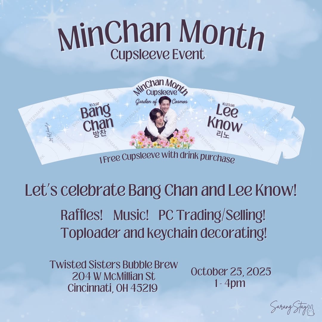 MinChan Month Cupsleeve Event