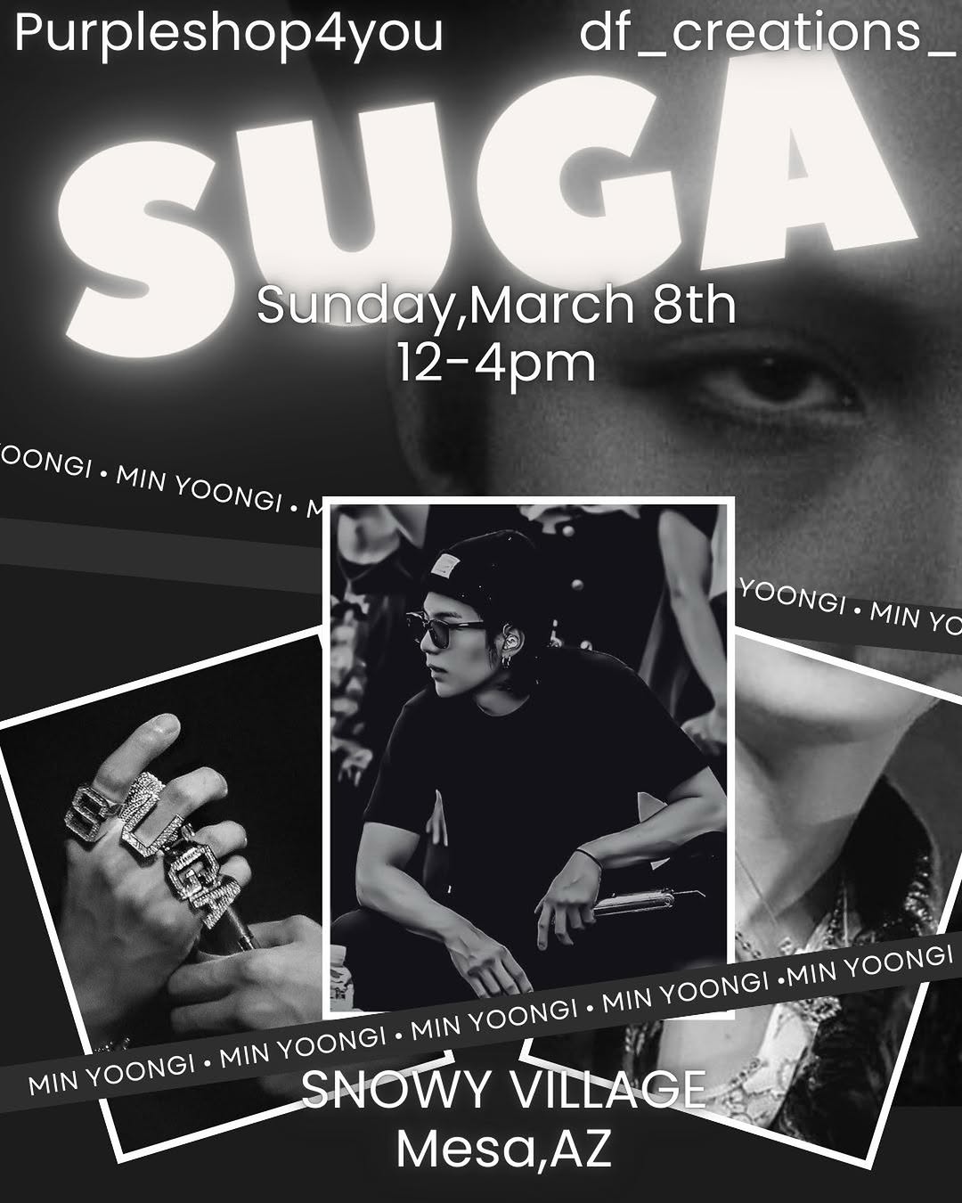 MinMarch Kickoff Celebration for SUGA of BTS!