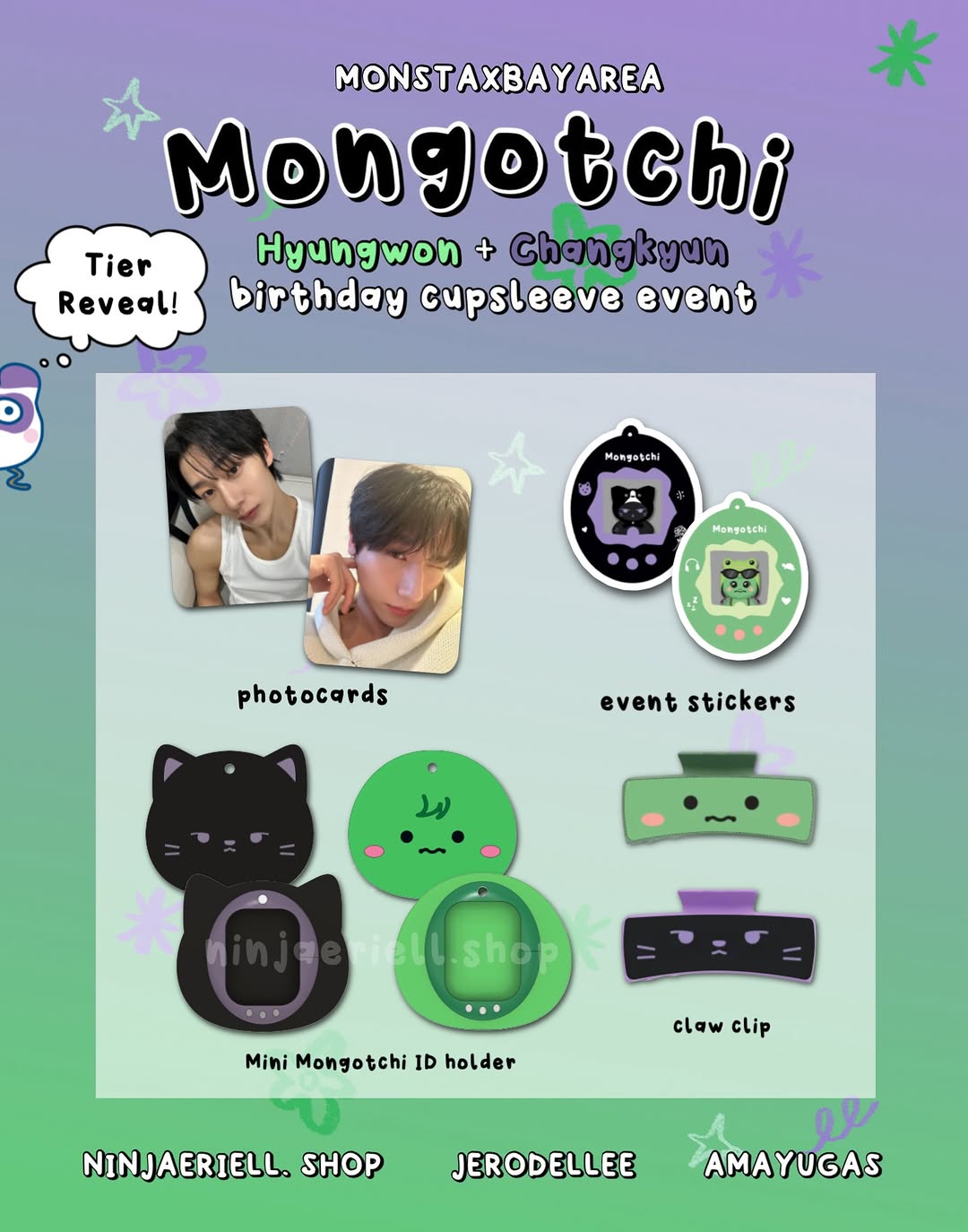 Mongotchi Hyungwon + Changkyun Birthday Cupsleeve - Image 4