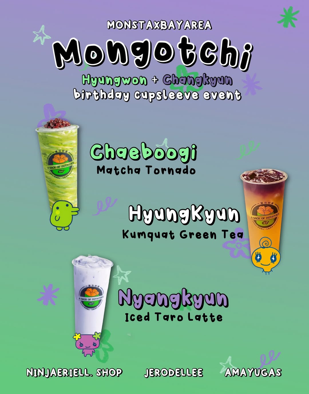 Mongotchi Hyungwon + Changkyun Birthday Cupsleeve - Image 5