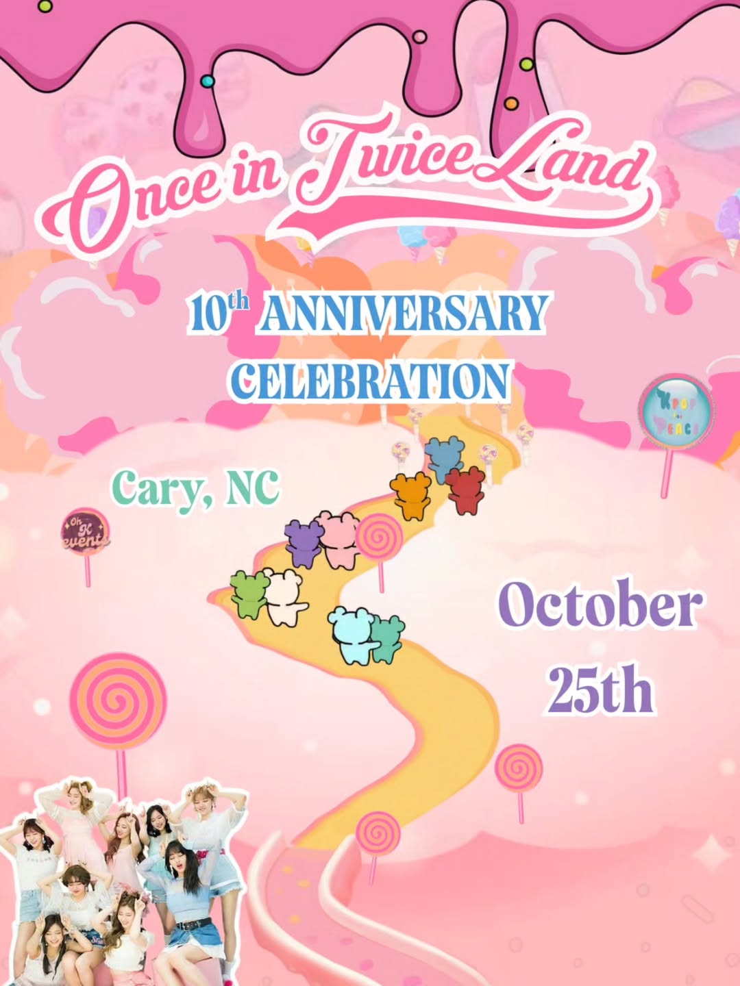Once in Twice Land: TWICE 10th Anniversary Cupsleeve Event