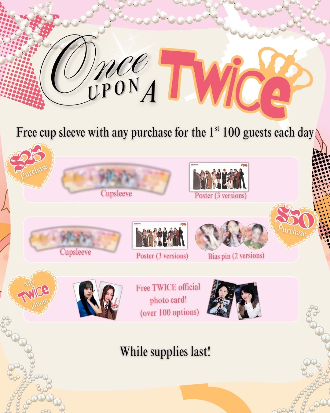 Once Upon a TWICE – TWICE Concert Cupsleeve Event - Image 4