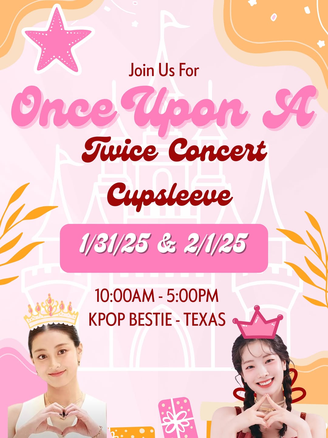 Once Upon a TWICE – TWICE Concert Cupsleeve Event