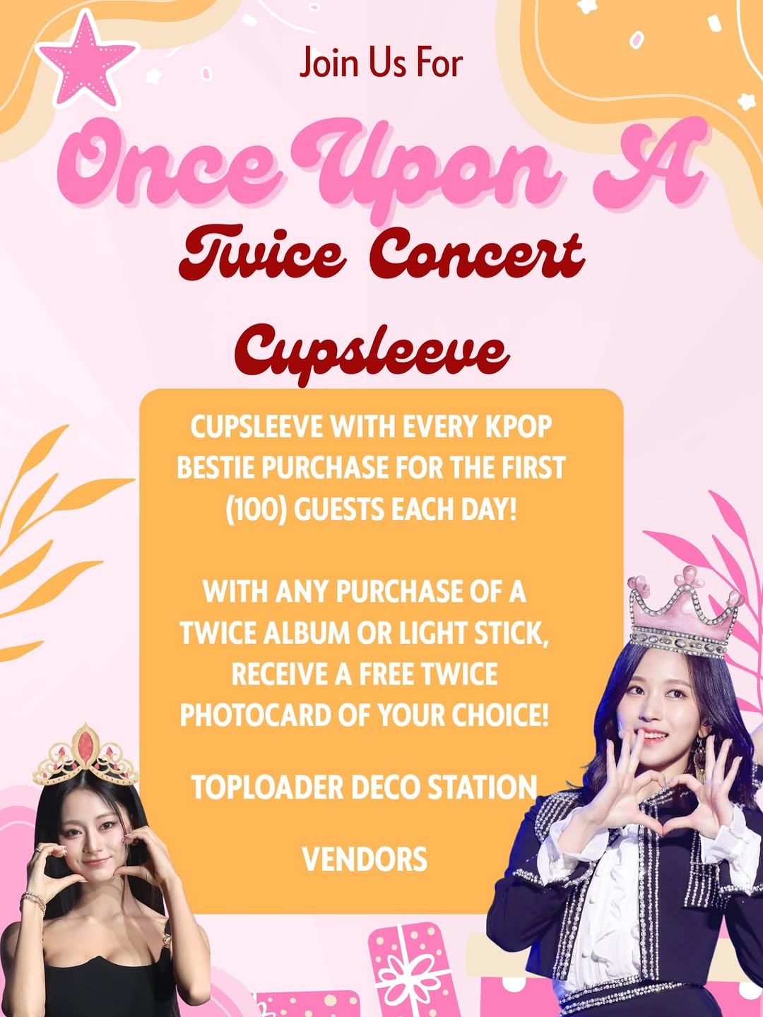 Once Upon a TWICE – TWICE Concert Cupsleeve Event - Image 2