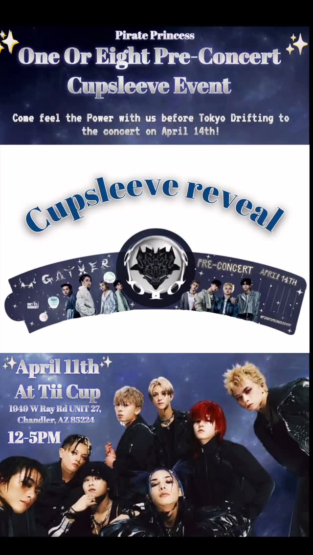 One Or Eight Pre-Concert Cupsleeve Event - Image 2