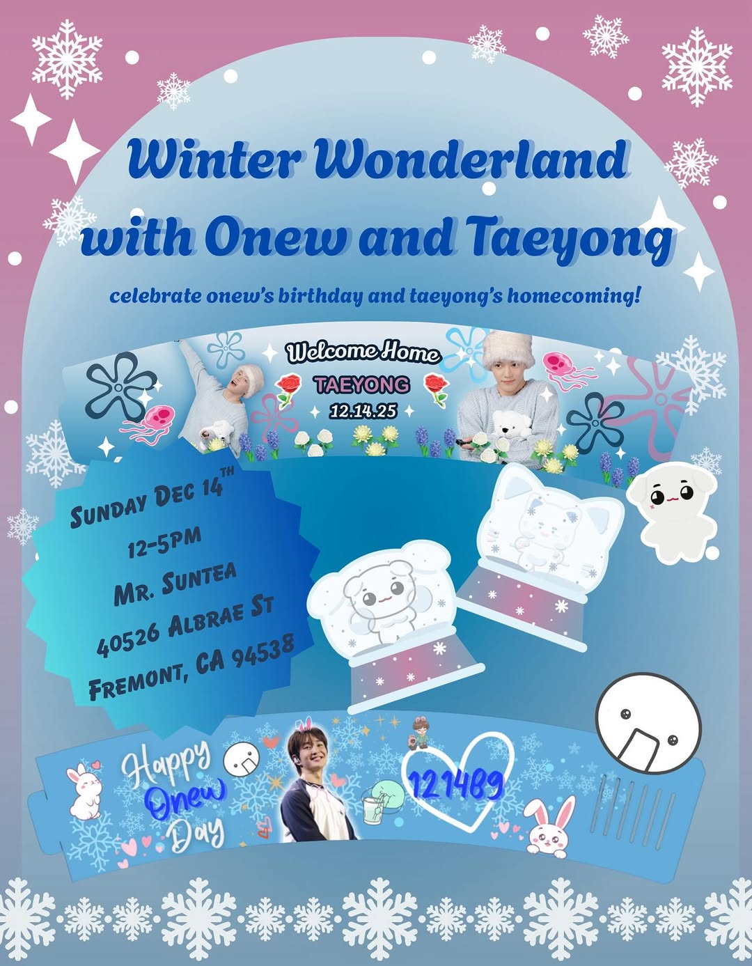 ONEW AND TAEYONG CUPSLEEVE EVENT - Image 2