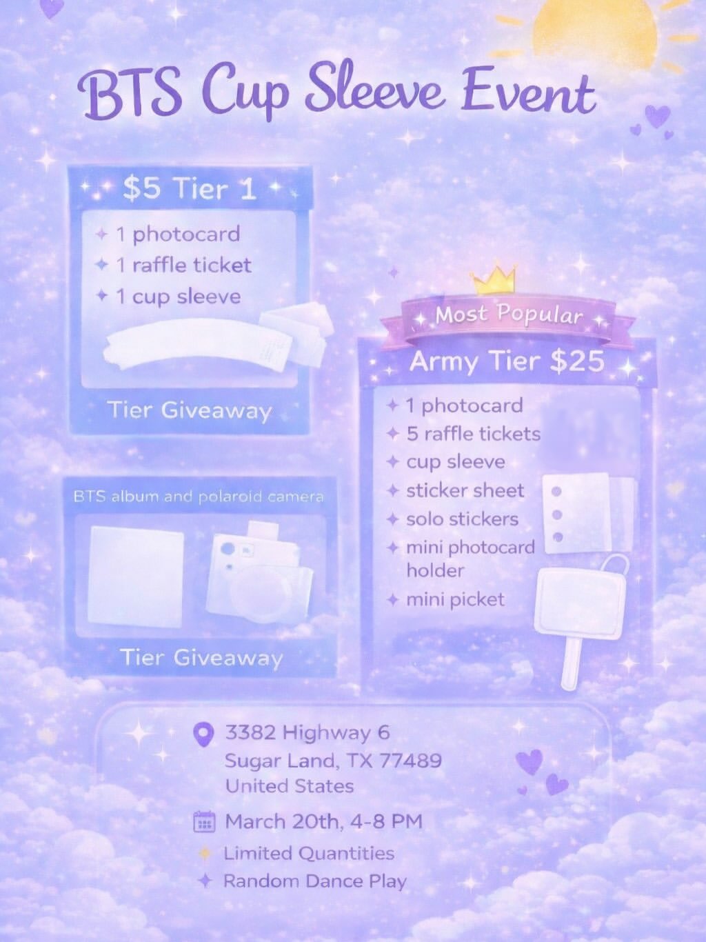 Our BTS Day! Cupsleeve Event - Image 4