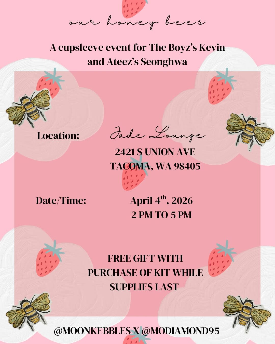 Our Honey Bees - Kevin & Seonghwa Birthday Event