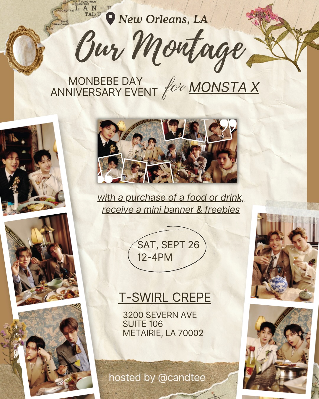 Our Montage, Monsta X Monbebe Day Anniversary Event – Metairie