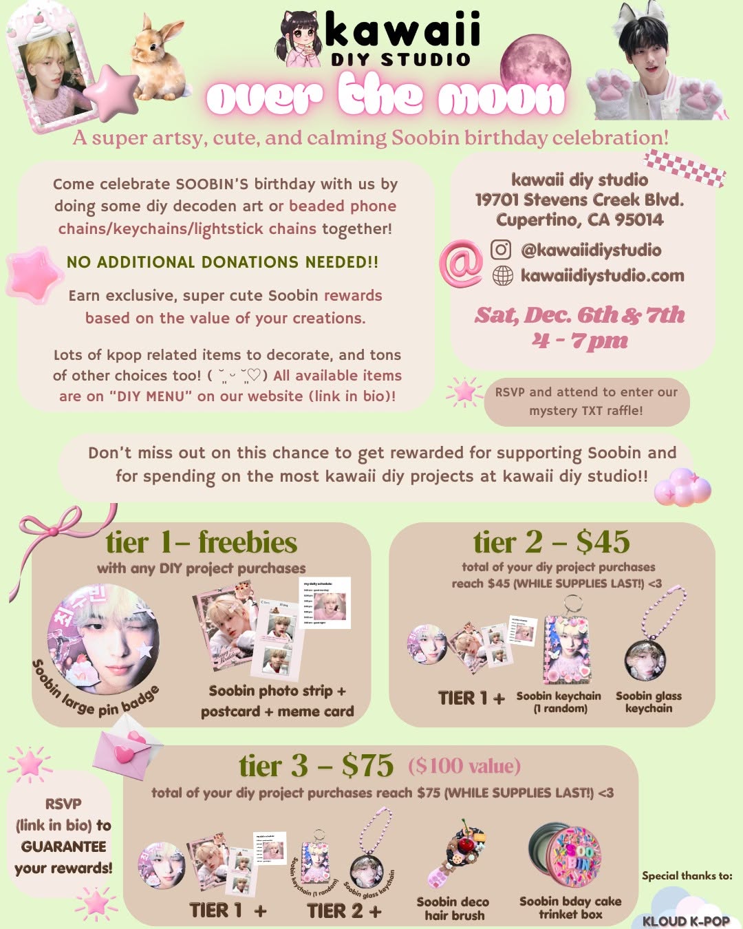 Over The Moon - SOOBIN birthday event - Cover image