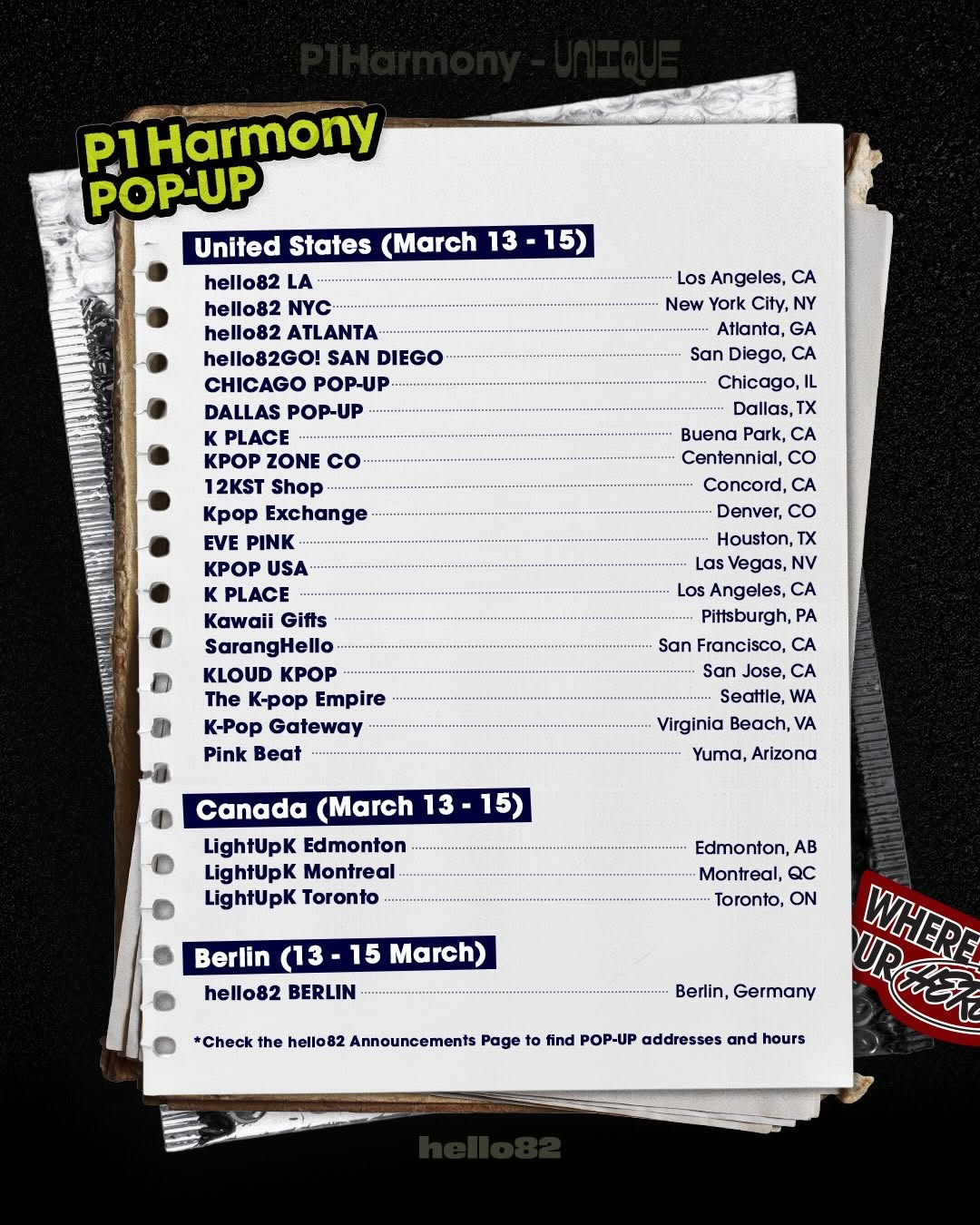 P1Harmony POP-UP - Image 2