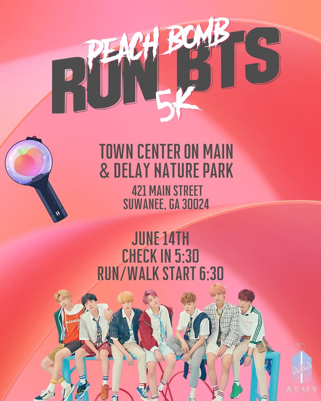 PEACH BOMB 5K: BTS FESTA EDITION