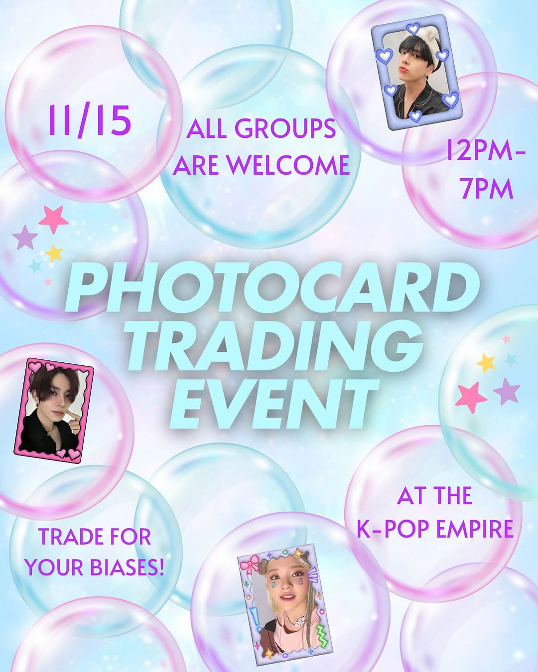 PHOTOCARD TRADING EVENT