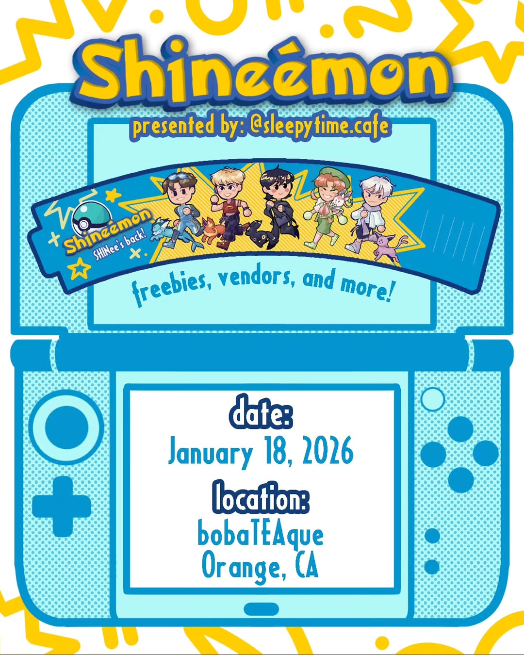 Poke x SHINee cupsleeve event