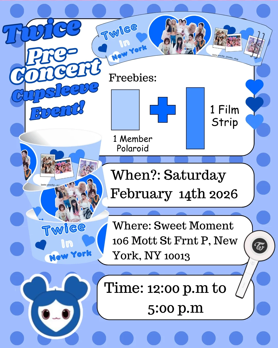 Pre-Concert Cupsleeve Event for Twice