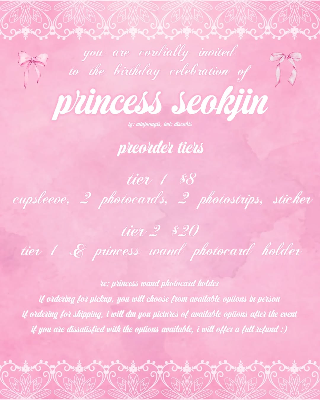 PRINCESS SEOKJIN CUPSLEEVE EVENT - Image 2