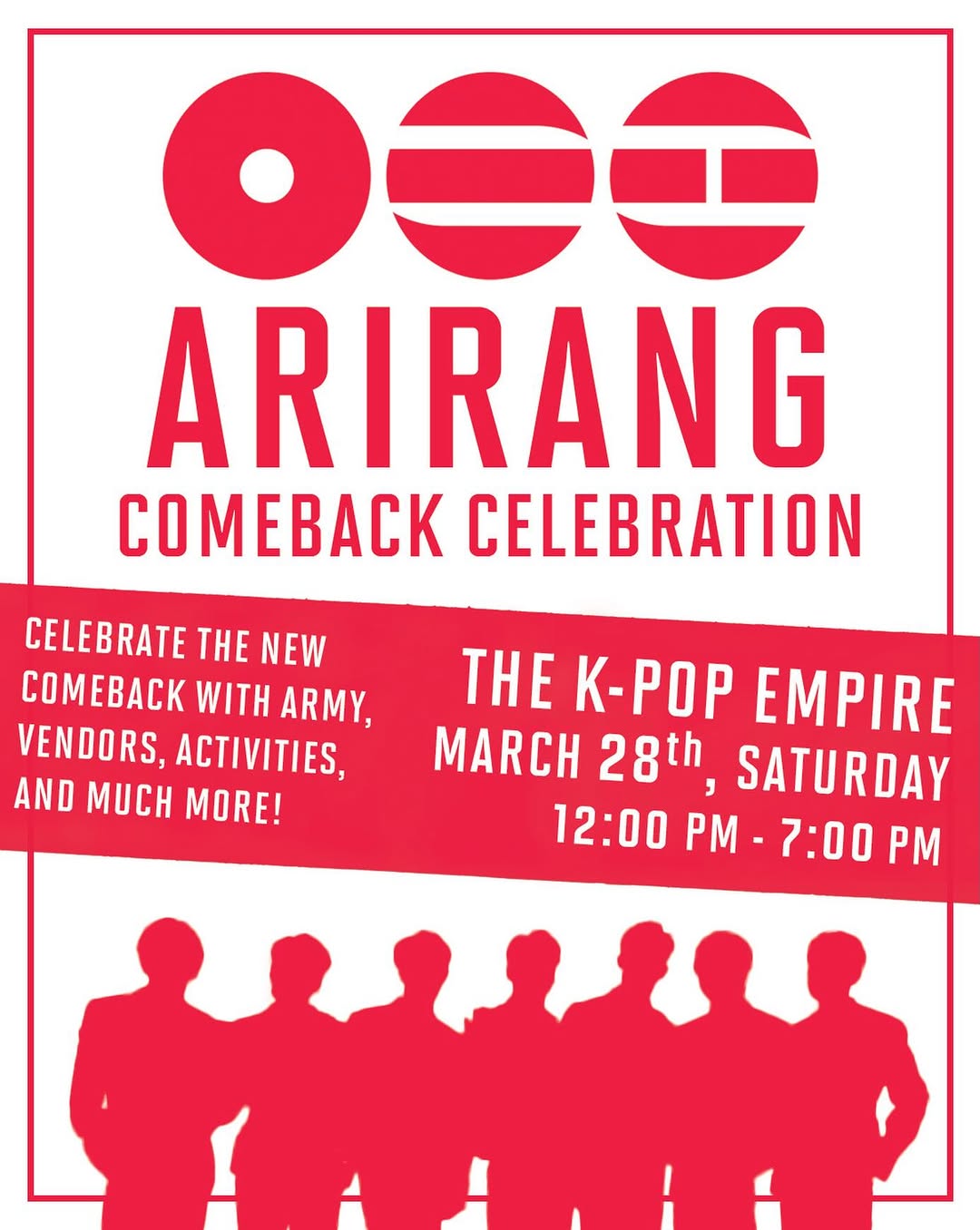 ARIRANG COMEBACK CELEBRATION