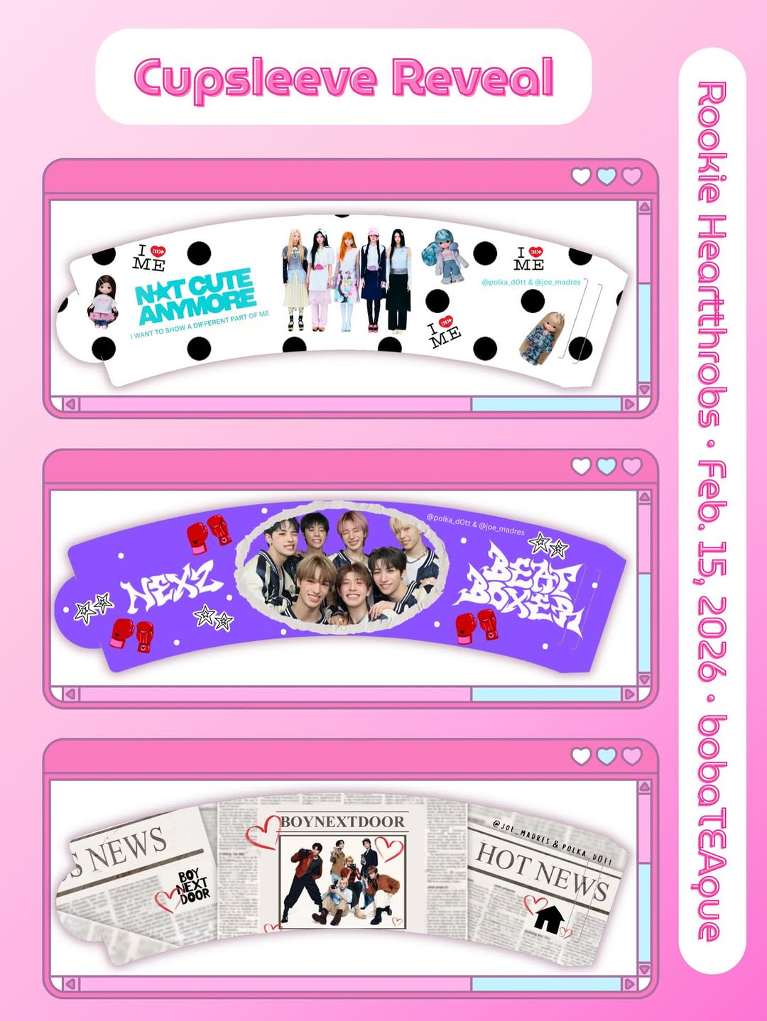 Rookie Heartthrobs Cupsleeve Event - Image 3