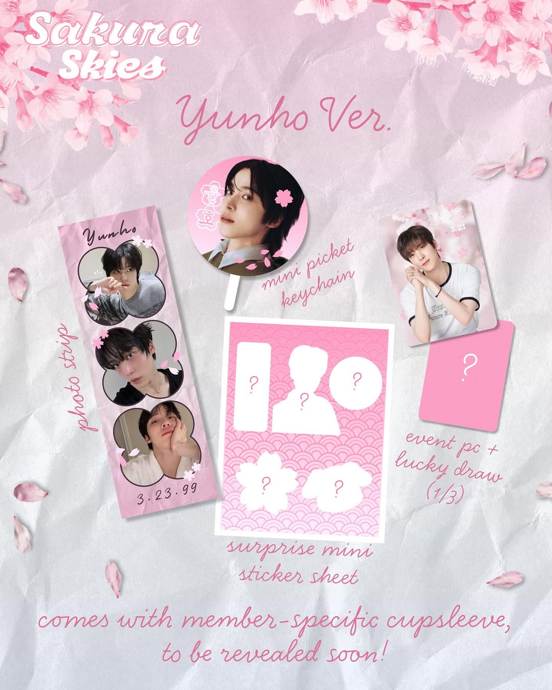 Sakura Skies: Hyunjin + Yunho Birthday Cupsleeve Event - Image 3