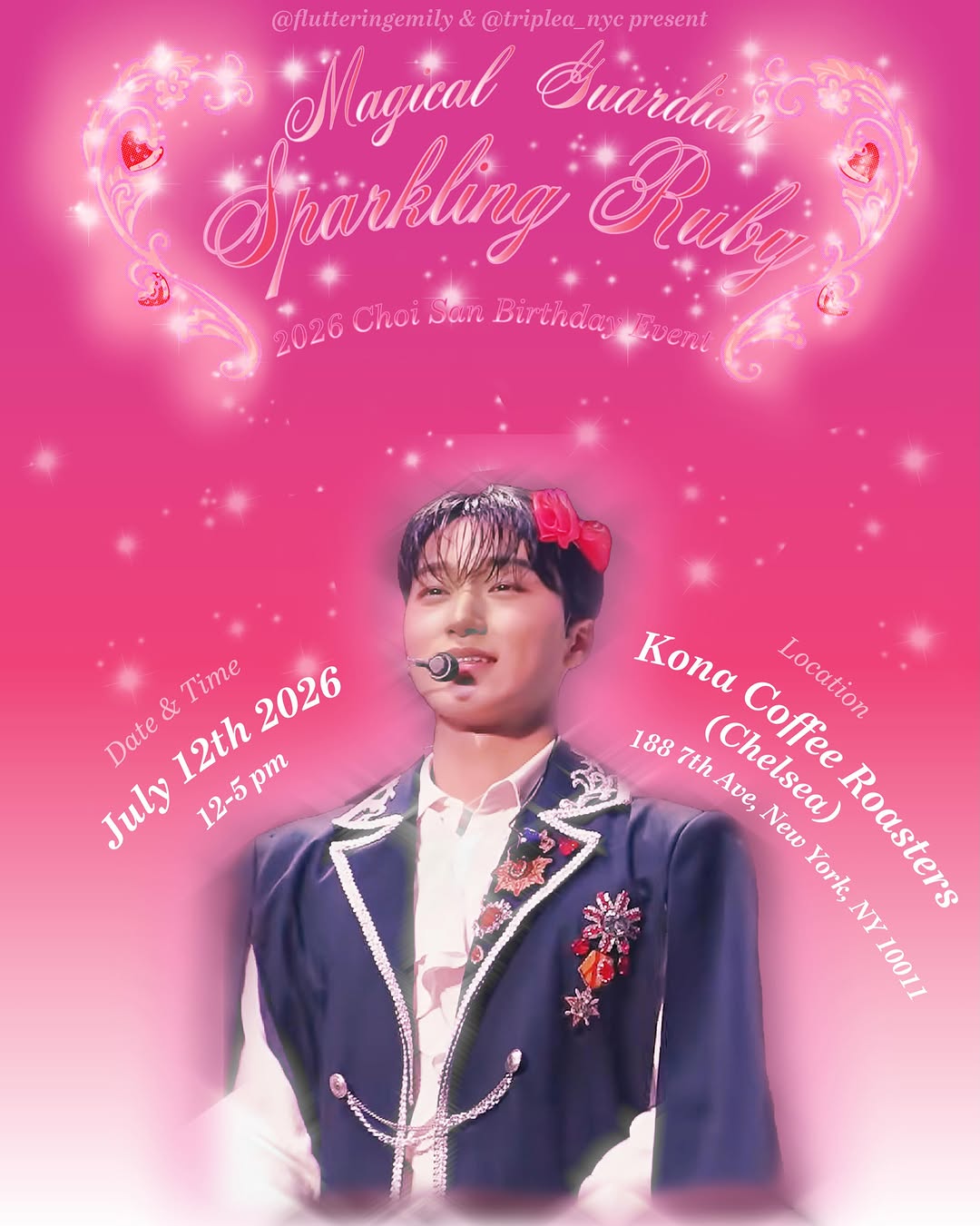 San Day – New York, July 12, 2026 | K-Pop Tracker