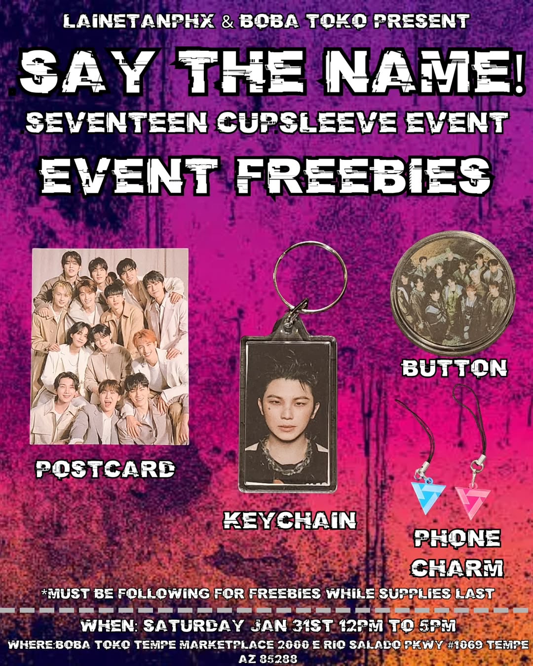 SAY THE NAME! SEVENTEEN CUPSLEEVE EVENT - Image 3