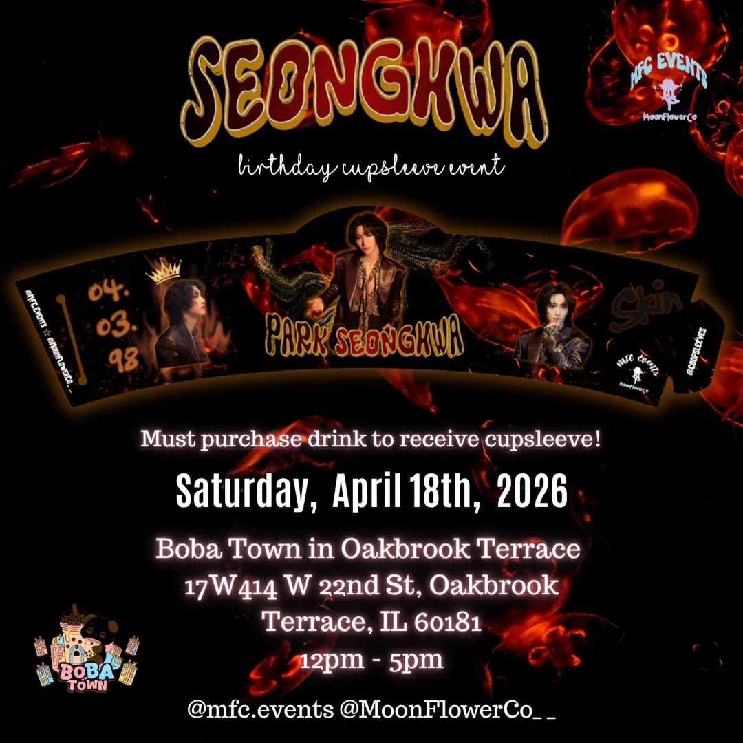 Seonghwa Birthday Cupsleeve Event