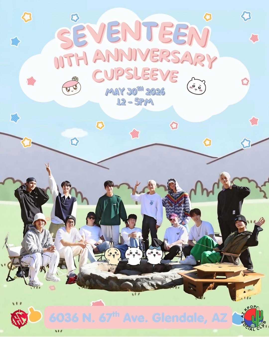 Seventeen 11 year Anniversary Cupsleeve – Glendale, May 30, 2026