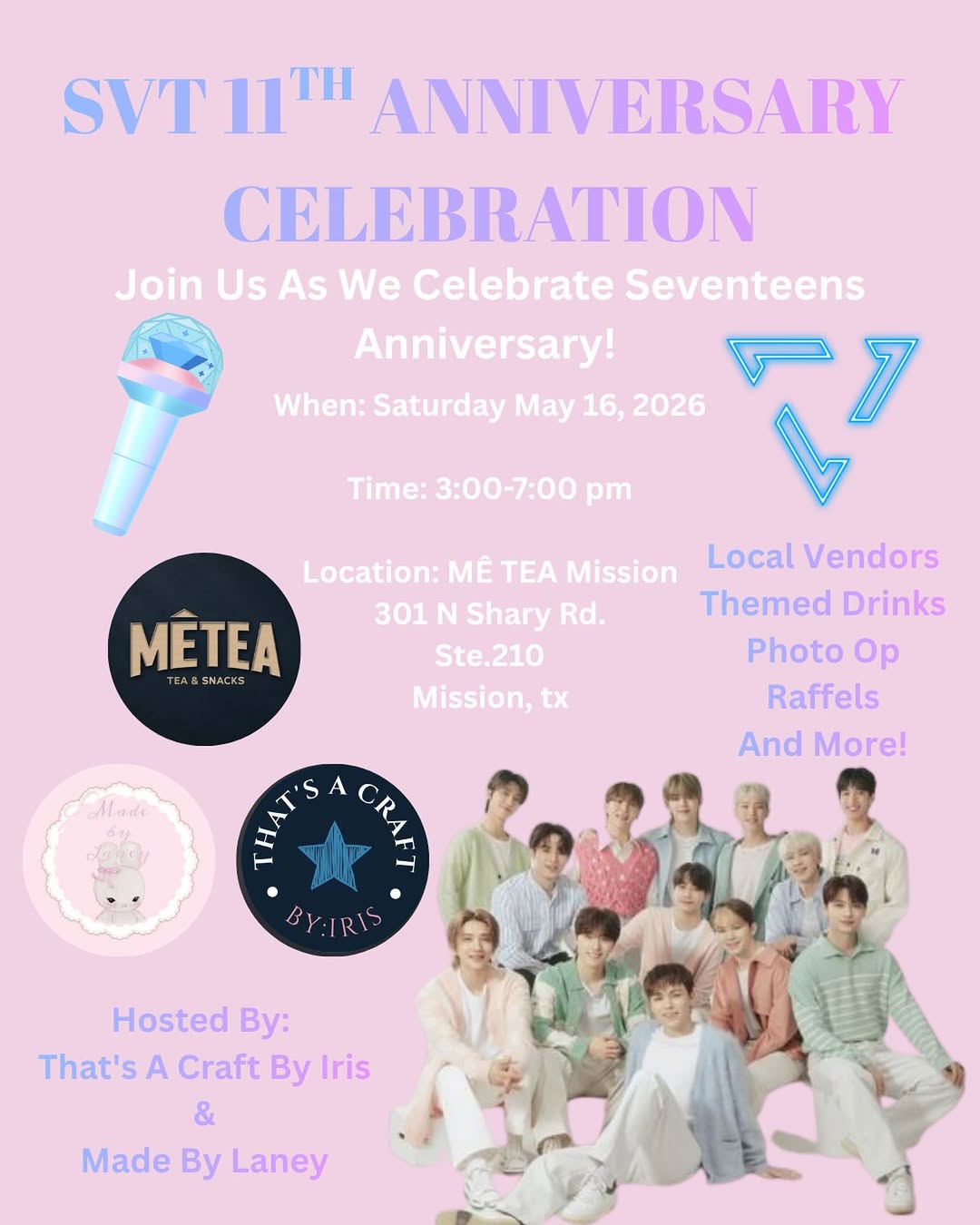 Seventeen 11th Anniversary Cupsleeve Event