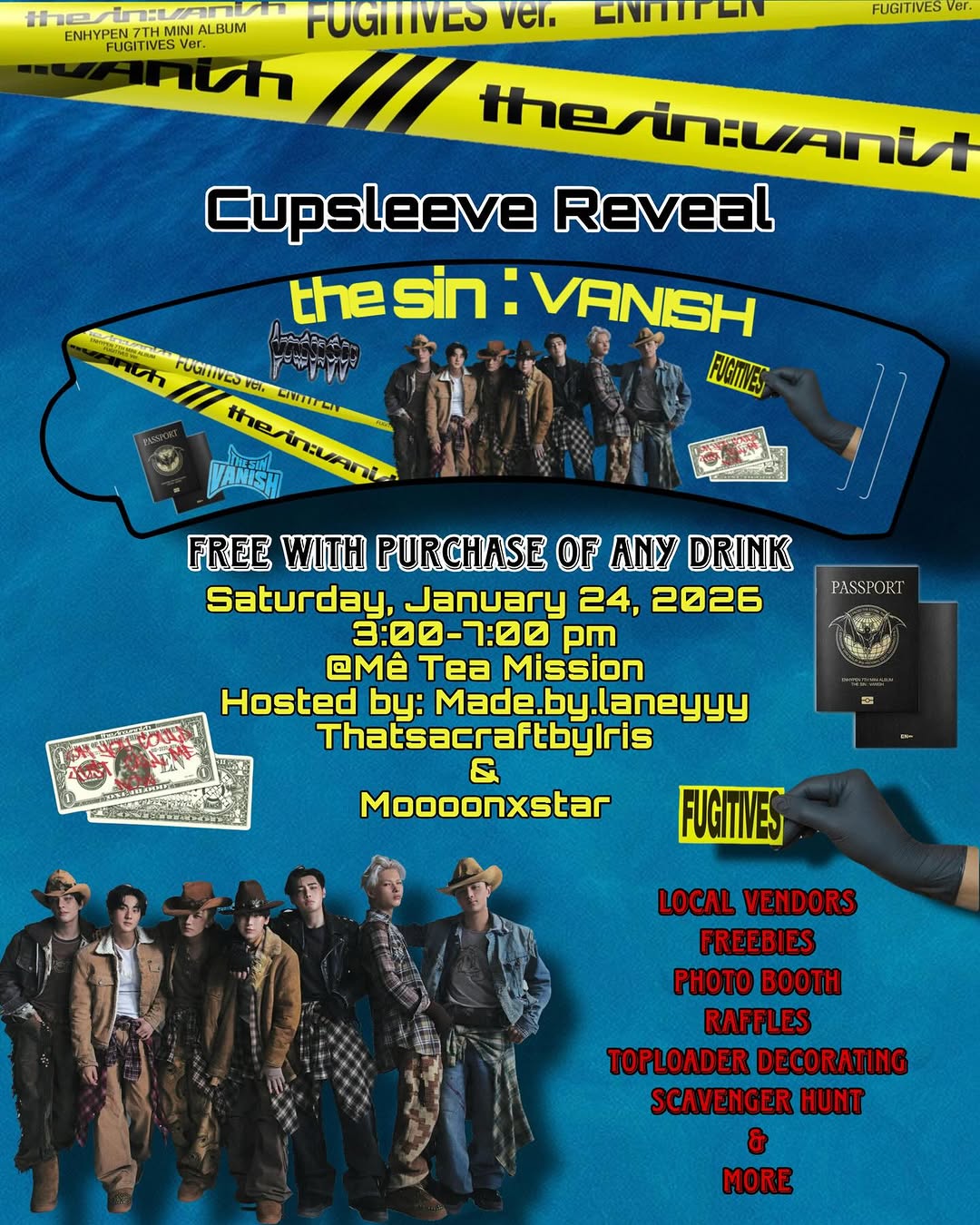 SIN: VANISH CUPSLEEVE ENHYPEN COMEBACK CELEBRATION - Image 2