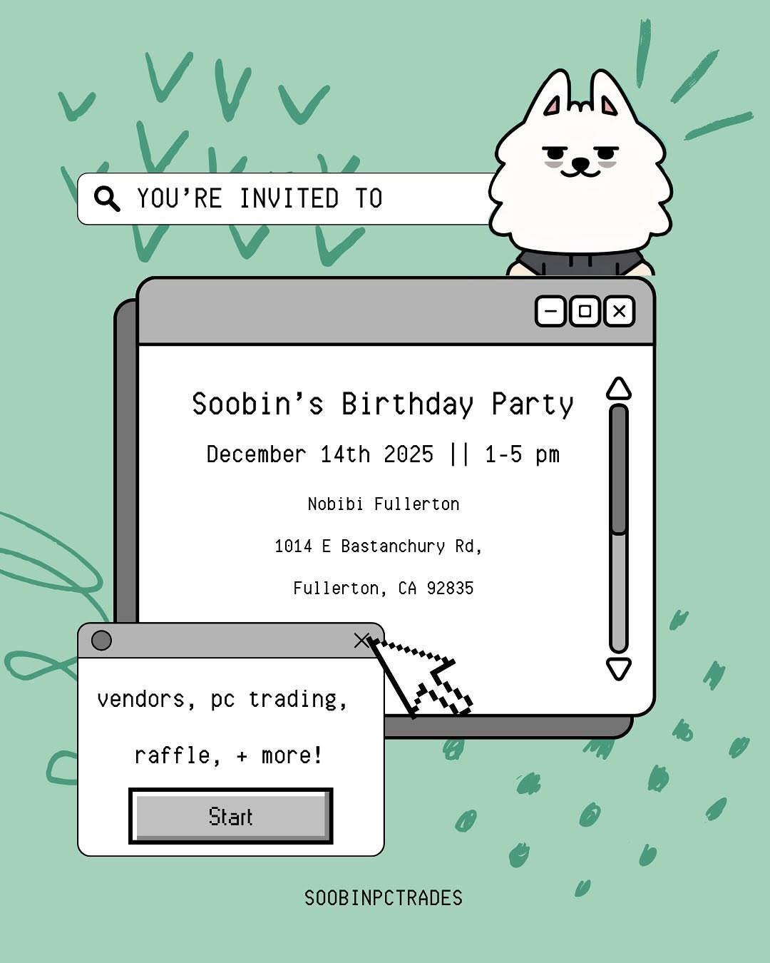Soobin's Birthday Cupsleeve Event
