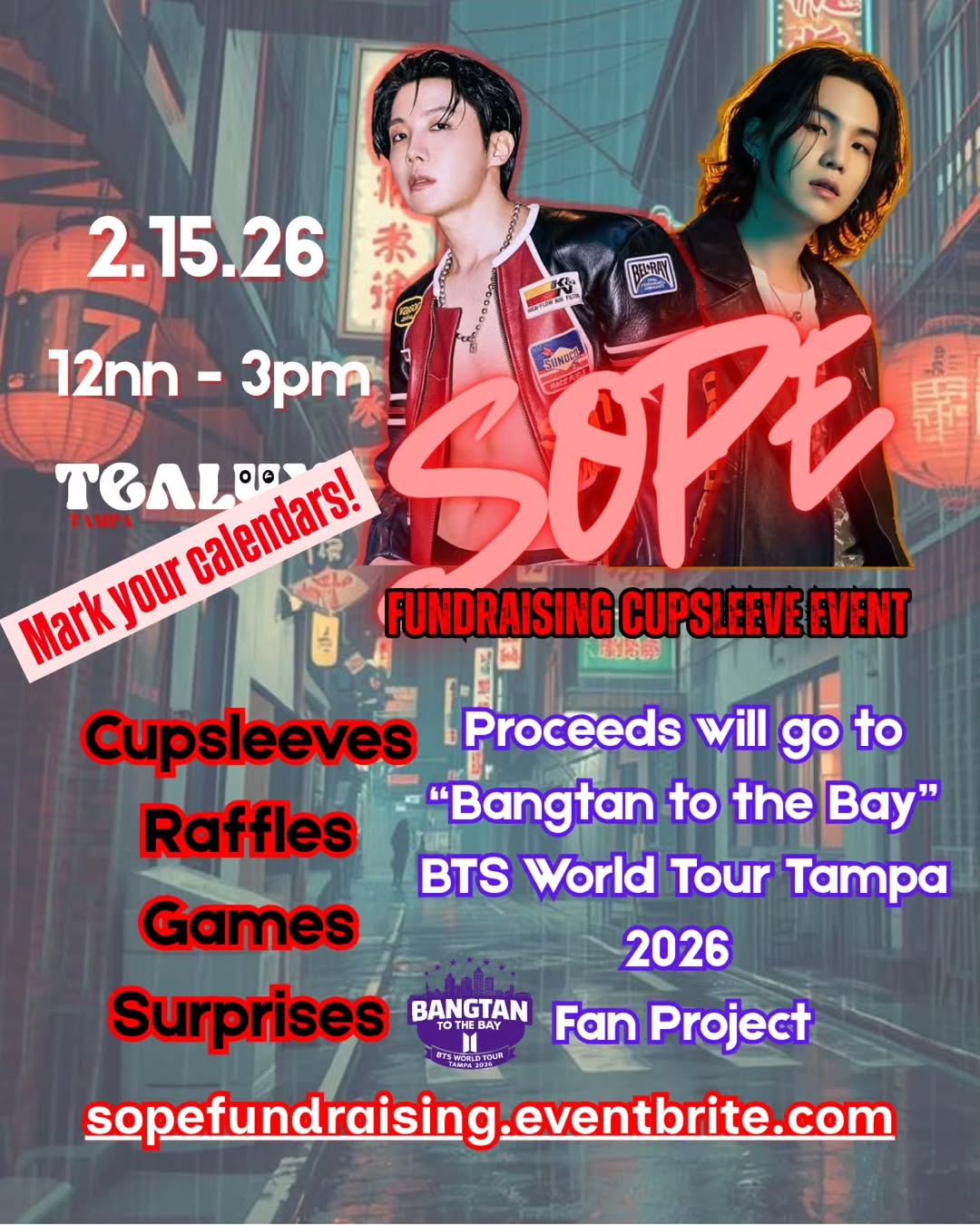SOPE FUNDRAISING CUPSLEEVE EVENT