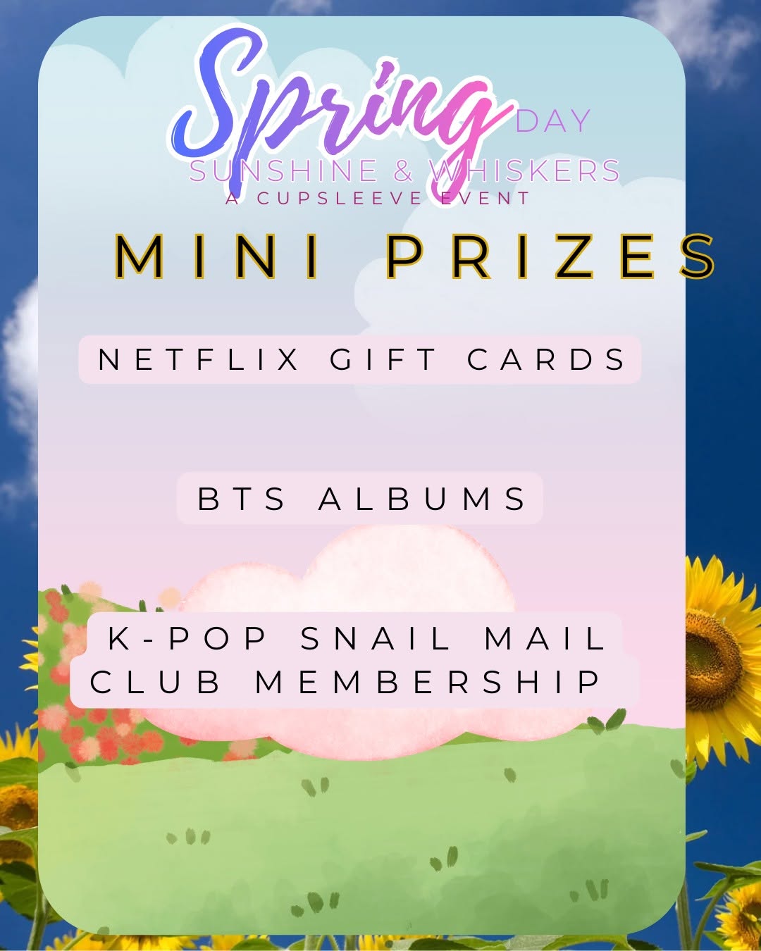 Spring Day: Sunshine & Whiskers Cupsleeve Event - Image 5