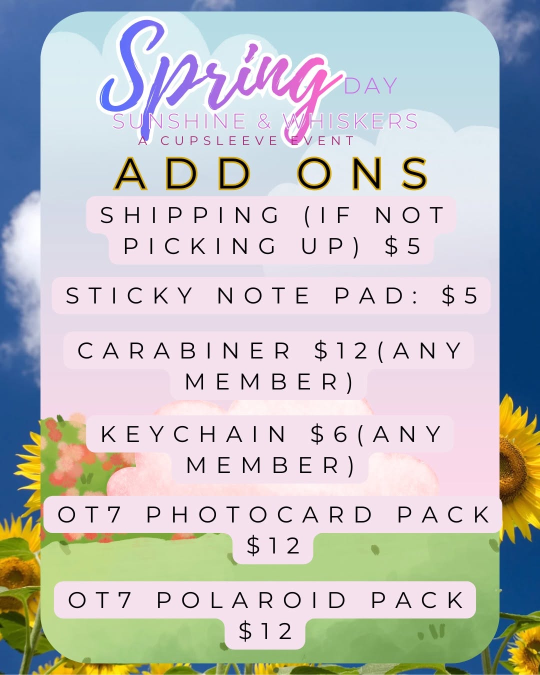 Spring Day: Sunshine & Whiskers Cupsleeve Event - Image 8