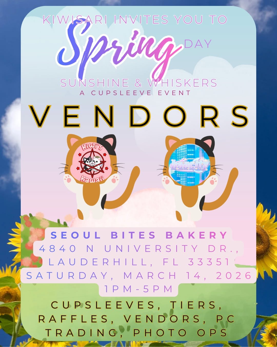 Spring Day: Sunshine & Whiskers Cupsleeve Event - Image 11